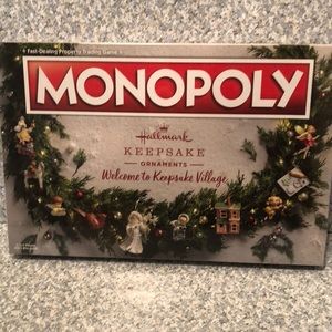 Hallmark Keepsake Ornaments—Welcome to Keepsake Village—Monopoly Board Game!!!